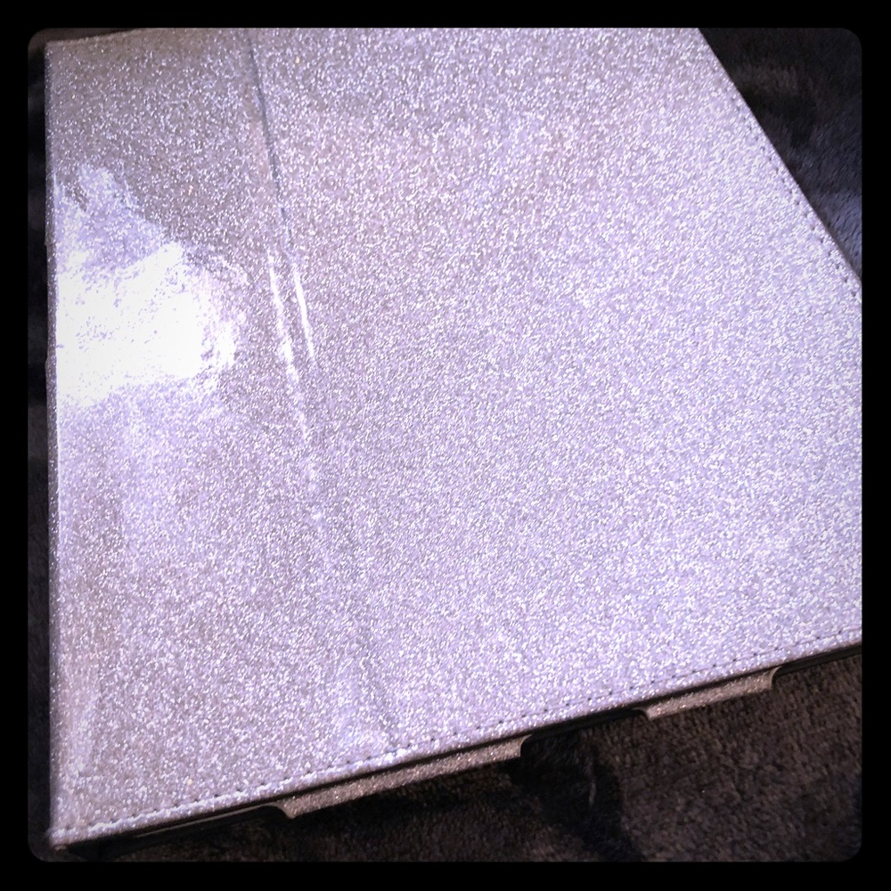 IPad Air Silver Glitter Case